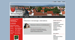 Desktop Screenshot of dormettingen.de