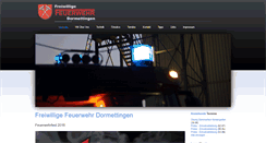 Desktop Screenshot of feuerwehr.dormettingen.de
